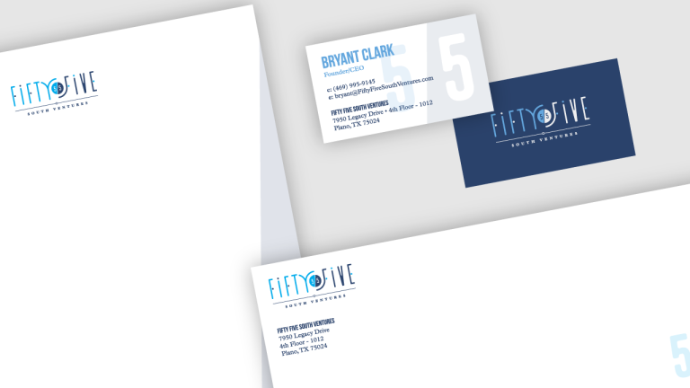 Fifty Five South Ventures Branding