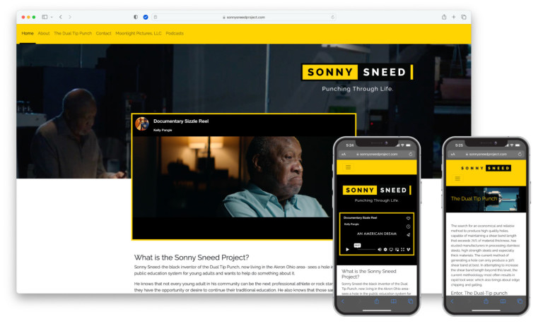 The Sonny Sneed Project Web & Social Media
