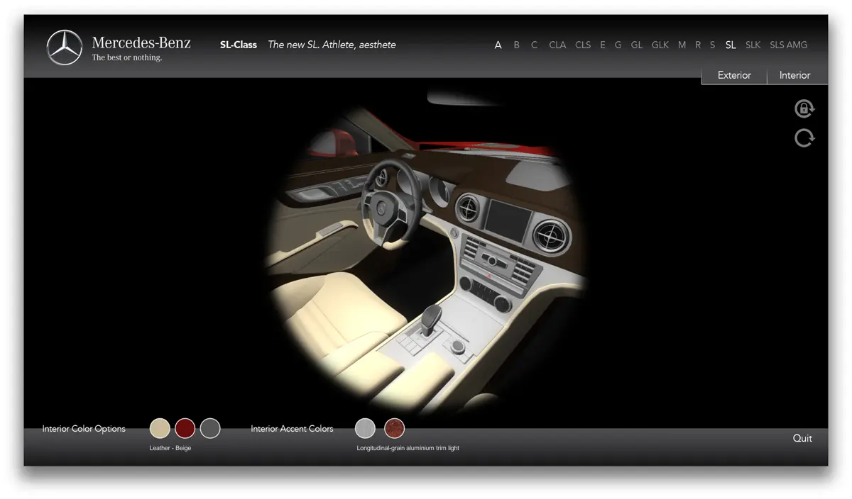 Mercedes Model Configurator Proof of Concept