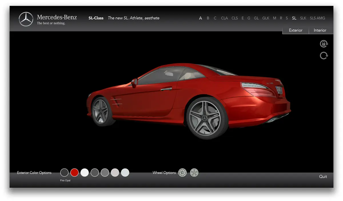 Mercedes Model Configurator Proof of Concept