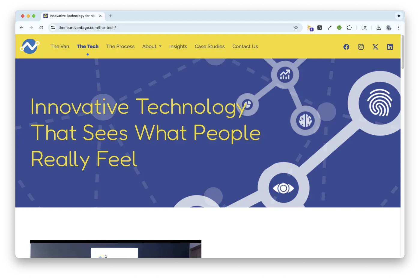 neurovantage website design & development