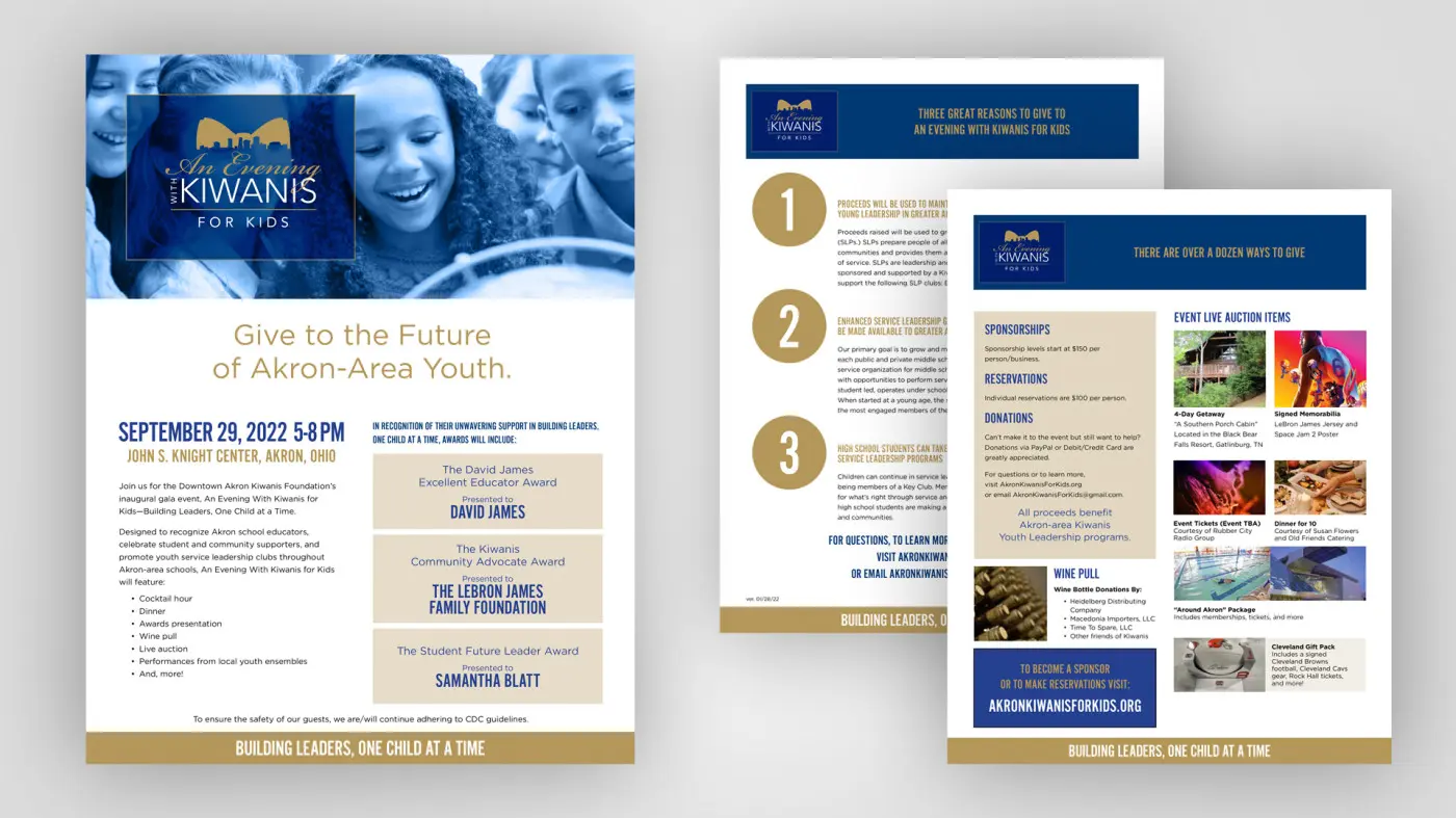 An Evening With Kiwanis for Kids Brand Creation