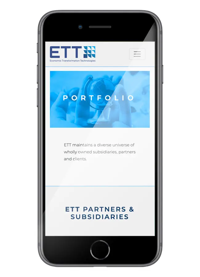 ETT Website Redesign and Rebuild