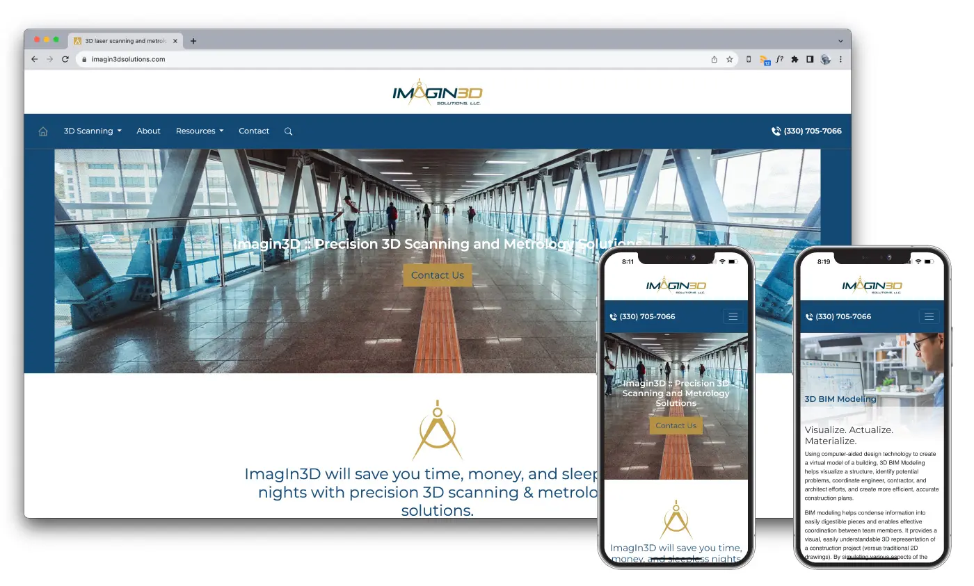 IMAGIN3D Website