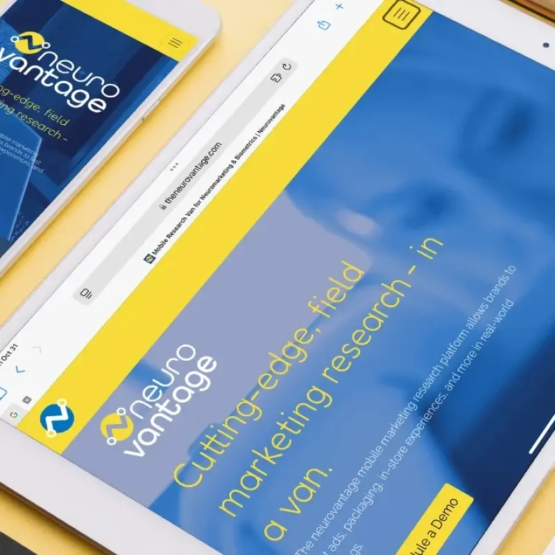 neurovantage website design & development image