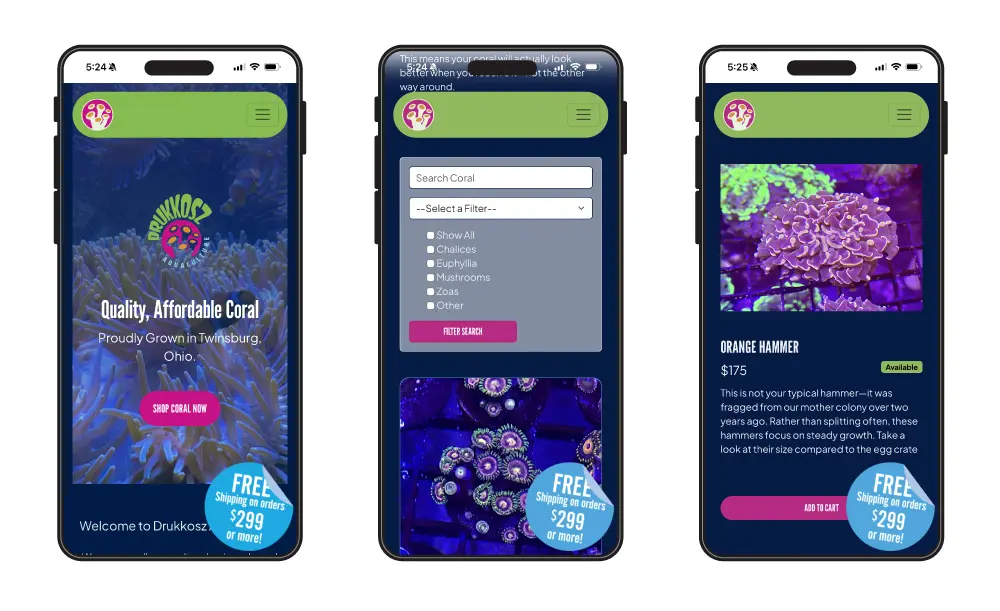 DK Aquaculture E-Commerce Website
