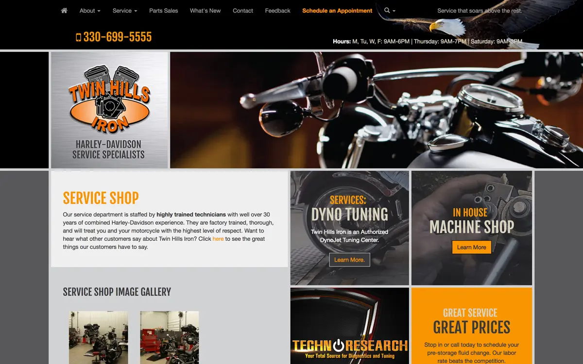 Twin Hills Iron Website